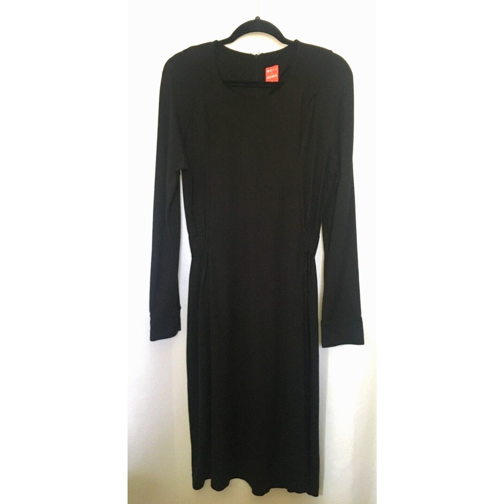 Moam Voor Hema Fitted Stretch Soft Knit Dress Size Medium Classic Collectible D3